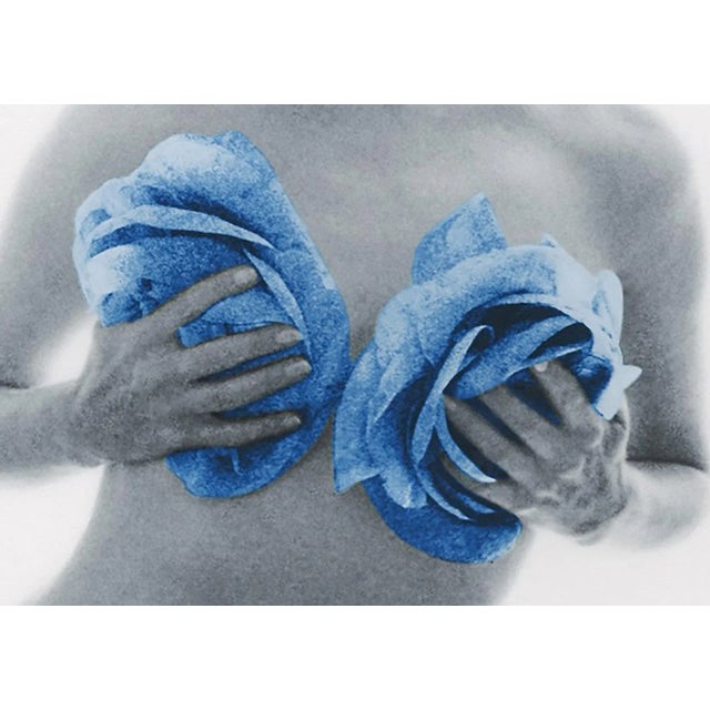 Bert Stern, Marilyn Monroe Blue Wink Roses, 2012, Paper For Sale - Image 3 of 6