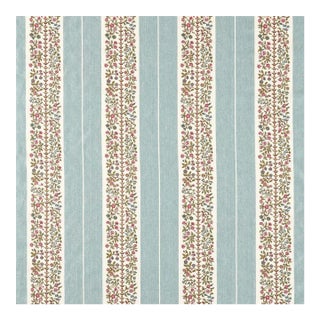 Sanderson Pergola Embroidery Fabric in Mineral Blue For Sale