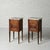 French Circa 1920s Belgian Louis XVI Style Marble Top Bedside Tables (Set of 2) For Sale - Image 3 of 12