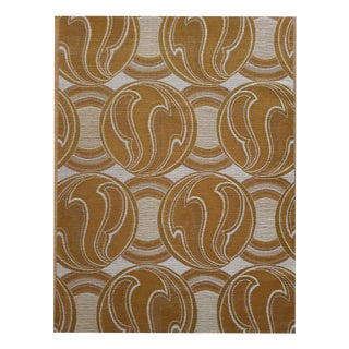 Mid-Century Modern German Fabric Bale in Brown for Curtains, 1970s For Sale
