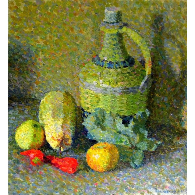 Antique Still Life Oil Painting, Soviet Ukrainian Art 41-37 For Sale