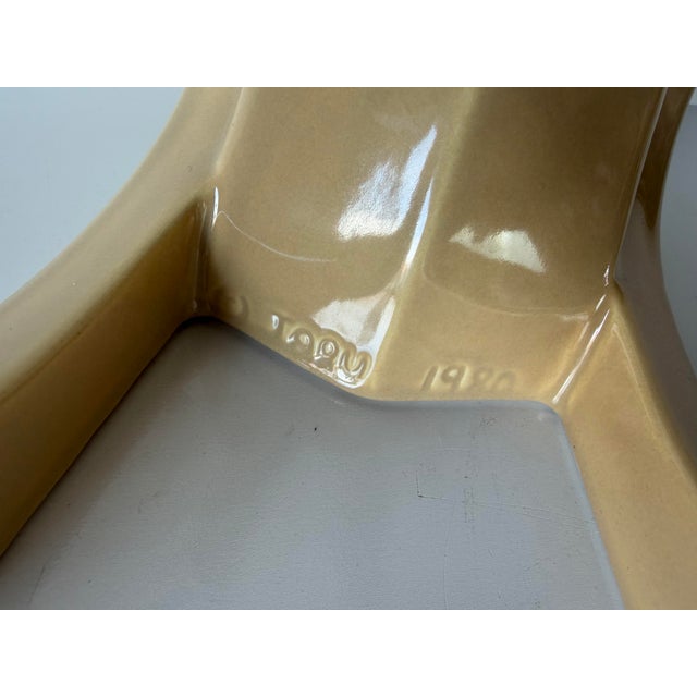 1980s Jaru Glazed Ceramic Gazelle / Ram’s Head Sculpture For Sale - Image 9 of 12