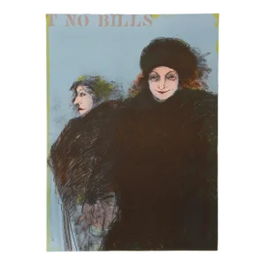 Post No Bills, Marcia Marx Lithograph