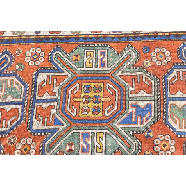 Antique Kazak Rug 3'5'' x 6'3'' For Sale - Image 12 of 12