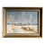 Early 20th Century Hungarian Impressionist Winter Landscape, Paris 1901 For Sale