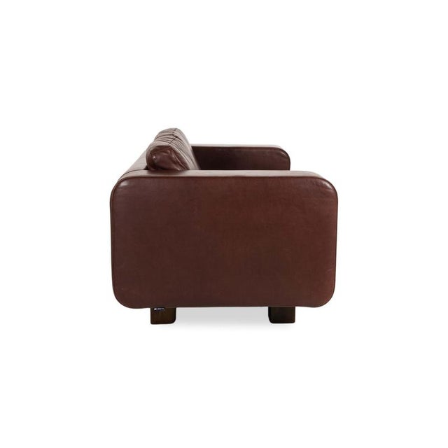Valentino 2-Seater Sofa in Brown Leather from Machalke For Sale - Image 9 of 10