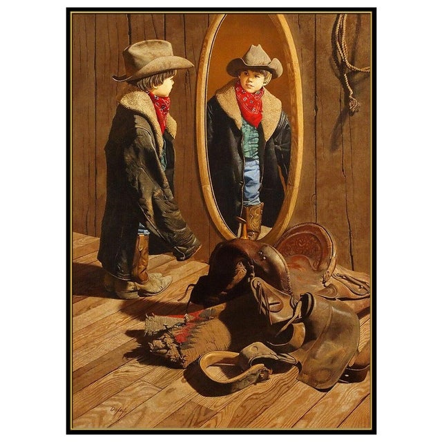 Realism Mid 20th Century The Little Big Man, Don Doxey For Sale - Image 3 of 6