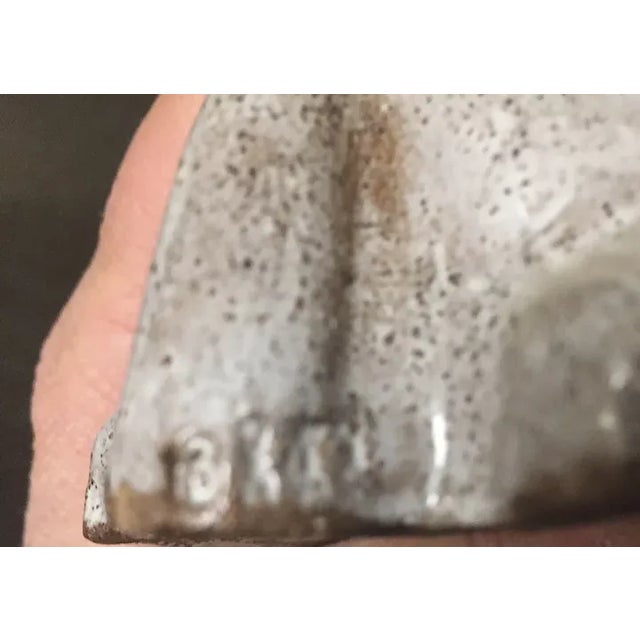 Art Deco Pottery Figure of a Recumbent Horse with Stipple Glaze For Sale - Image 12 of 13