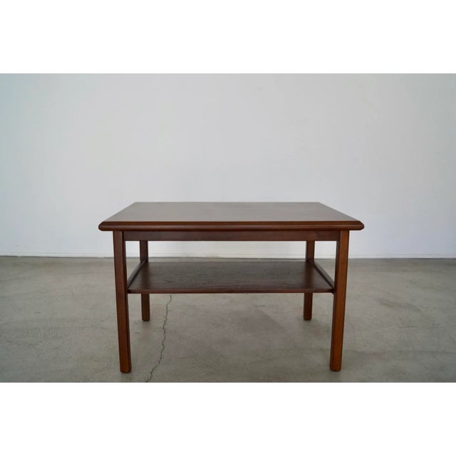 1960s 1960's Mid-Century Modern Walnut Side Table For Sale - Image 5 of 13