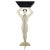 Postmodern Art Deco Style Plant Stand in the Shape of an Elegant Lady For Sale - Image 10 of 10