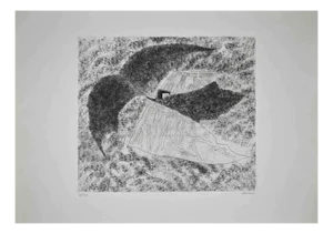 Enrico Paulucci, Landscape, Original Etching, Mid 20t Century