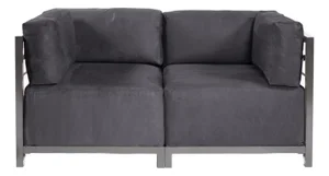 Axis 2pc Sectional Regency Gray Titanium Frame