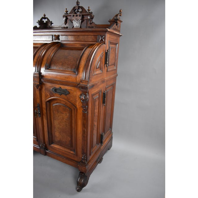 19th Century American Walnut Wells Fargo Desk by Wooton Desk. Co For Sale - Image 14 of 18