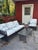 Woodard MCM Glider Sofa and Chair Patio Set, 3 Pieces For Sale - Image 12 of 12