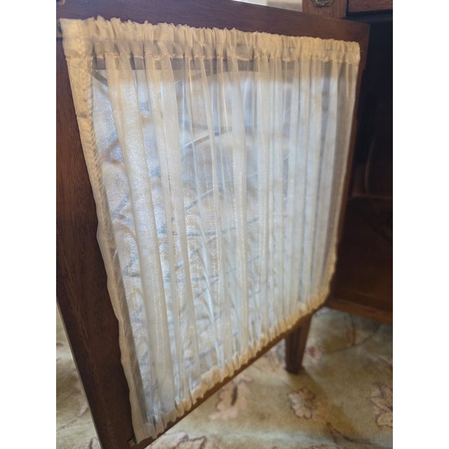 Wood Vintage Henredon Regency Nightstand For Sale - Image 7 of 18