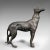 Metal 1930s Vintage French Bronze Greyhound Figure For Sale - Image 7 of 11