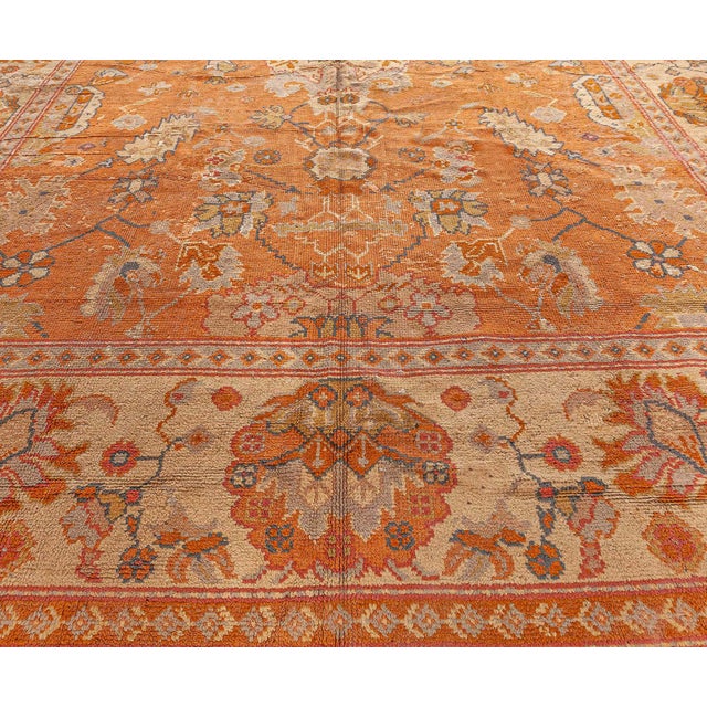 1920s Turkish Oushak Rug For Sale In New York - Image 6 of 7