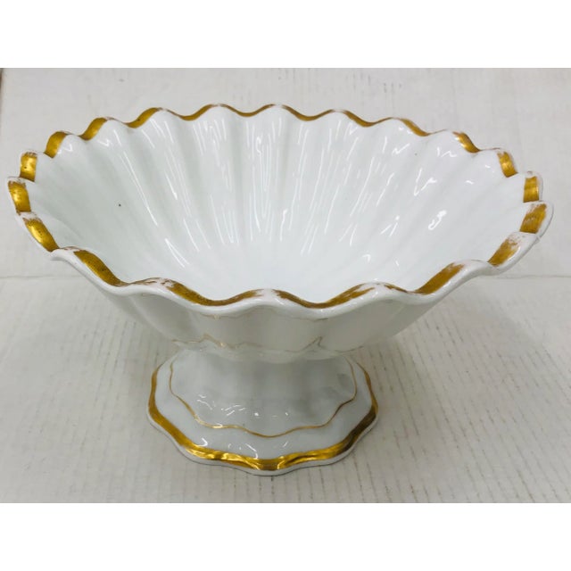 1910s Antique Porcelain Dish For Sale - Image 5 of 8