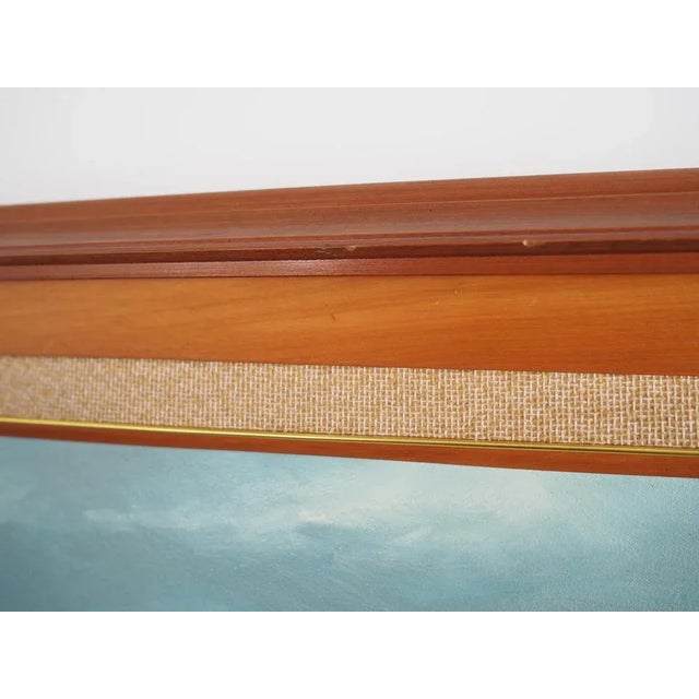 Scandinavian Artist, The Night Fishing, 1970s, Oil on Canvas, Framed For Sale - Image 9 of 13