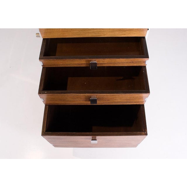 Mutenye Wood Drawer Unit by Jules Wabbes, 1960s For Sale - Image 6 of 8