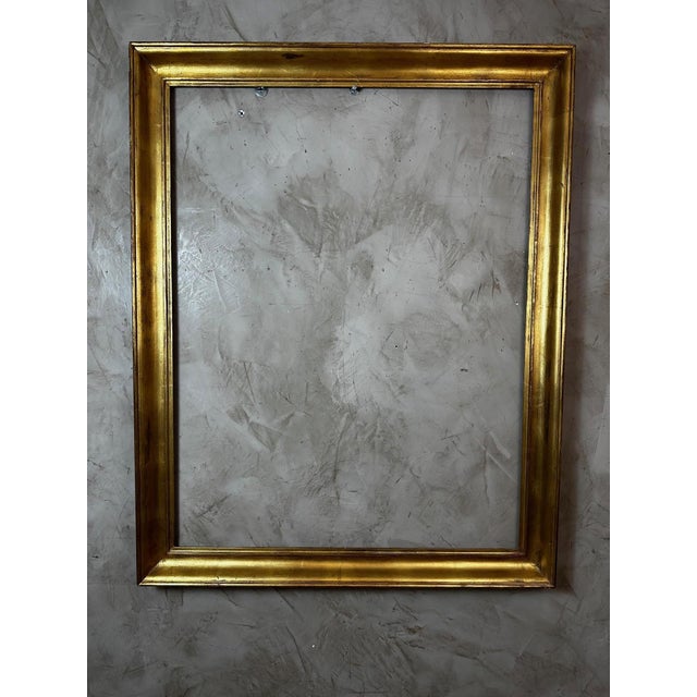 Vintage Gold Wooden Frame, 1960s For Sale - Image 9 of 13