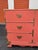 1960s 1960s Hollywood Regency Asian-Inspired Dresser in Tucson Coral Lacquer With Brass Hardware – 72” Credenza For Sale - Image 5 of 10