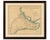Blue Vintage Archaeological & Topographical Map, 1938 For Sale - Image 8 of 12