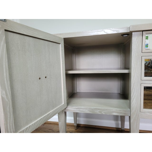 Bernhardt Bernhardt Traditional Sideboard Buffet - Antique Gray For Sale - Image 4 of 18