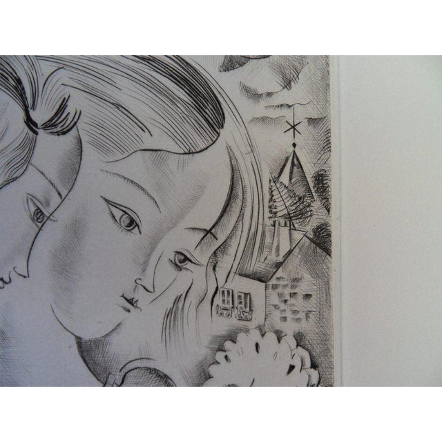 Mily Possoz, Les enfants et le perroquet, Etching For Sale - Image 4 of 8