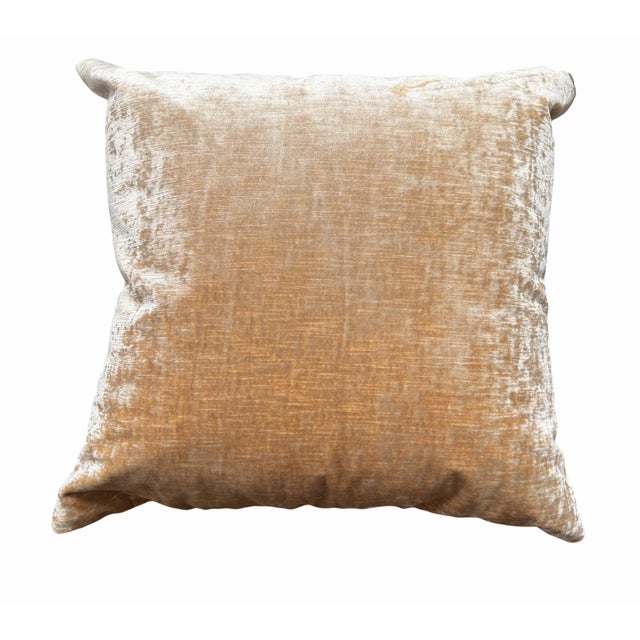 Modern Silk Velvet Zebra Designer Down Pillow by Randy Esada Designs.