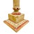 Vintage Classical Venetian Cream and Red Pedestal Columns - A Pair For Sale - Image 12 of 12