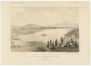 Scenic View of the Rio Colorado Near Mojave Villages, 1856, Paper