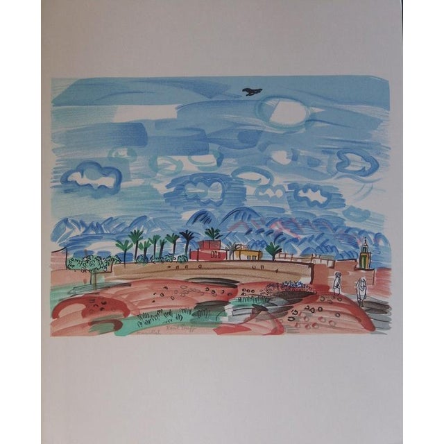 Raoul Dufy, Au Maroc, Lithograph For Sale - Image 4 of 4