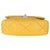 1950s Yellow Quilted Lambskin Large Chanel 19 Flap Bag For Sale - Image 5 of 9