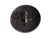 1980s Vintage African Bamileke Tribe Beaded & Shell Round Wooden Shield 20" D For Sale - Image 5 of 5