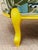 Textile Antique Yellow Painted Wild Life Parlor Chair For Sale - Image 7 of 12