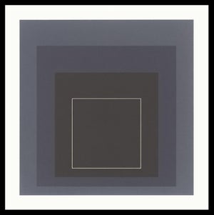 1966 Lithograph "WLS-Vlll" by Josef Albers