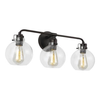 Sean Lavin by Visual Comfort Studio Clara 3-Light Vanity, Oil Rubbed Bronze For Sale