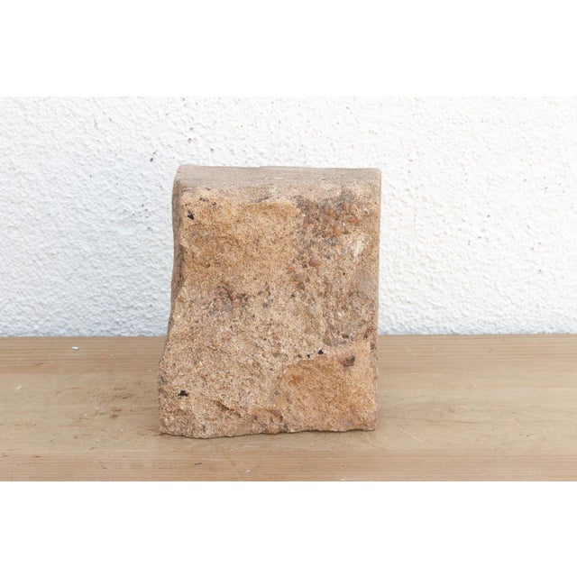 Earthy Gray Stone, Antique Indian Niche For Sale - Image 4 of 6