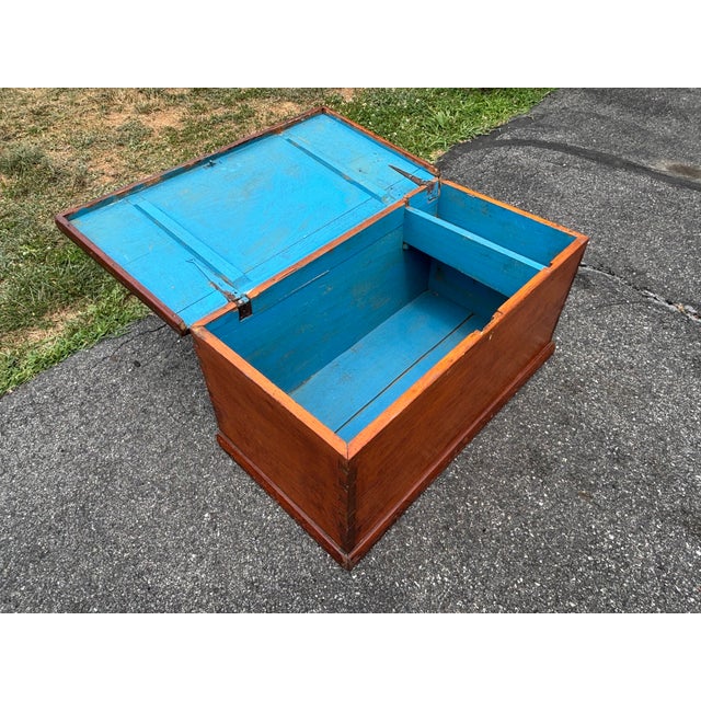 Red Wash + Blue Chest For Sale - Image 4 of 13