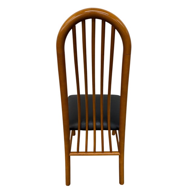 Vintage Danish Modern Teak Spindle Back Dining Chairs - Set of 6 For Sale In Philadelphia - Image 6 of 6