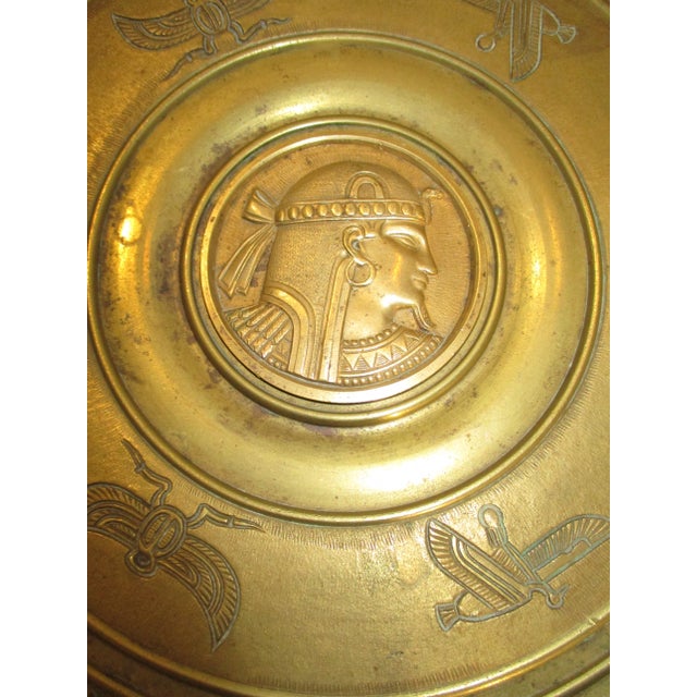 Egyptian Revival Bronze Tazza For Sale - Image 4 of 12