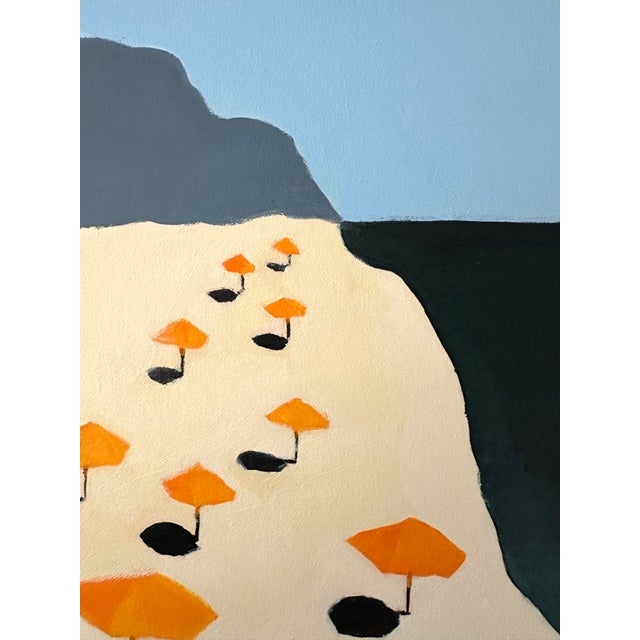 "Orange Twist" Modern Original Oil Painting, by Jennifer Hohlfelder For Sale - Image 4 of 10
