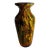 Modern Glass Vase With Splatters and Gold Dust in Murano Style For Sale