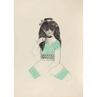 Felicita Frai, Woman, Lithograph, 1980s For Sale