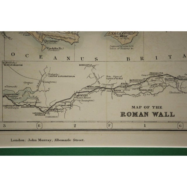 Late 19th Century Late 19th Century "Britannia" Framed Map For Sale - Image 5 of 8