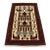 Baloch Rug 3’9” X 5’8” Ivory Wool Vintage Tribal Hand-Knotted Oriental Carpet For Sale