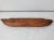Scarce Native American Carved Painted Antique Dugout Canoe Model For Sale - Image 10 of 12