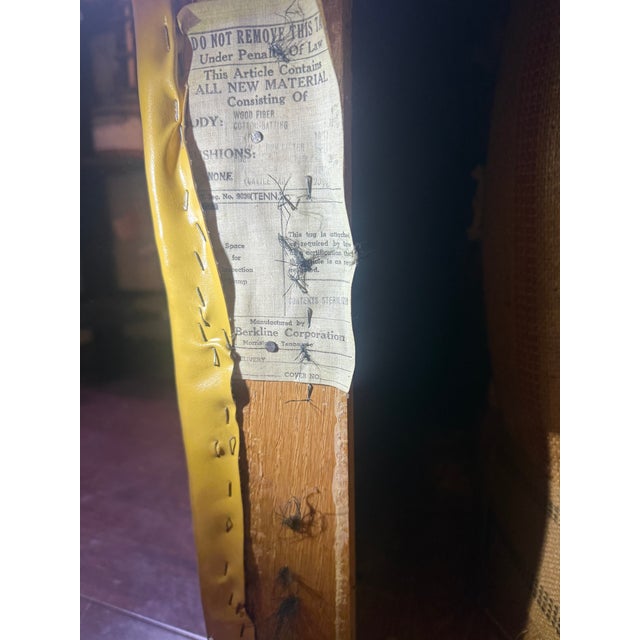 Mid-Century Modern 1954 Berkline "Leisure Lounge" Chaise Recliner - Patented Berk-Lock Mechanism For Sale - Image 3 of 7