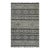 5x8 Vibrant Iris Gray Tribal Geometric Contemporary Handmade Wool Carpet Rug For Sale